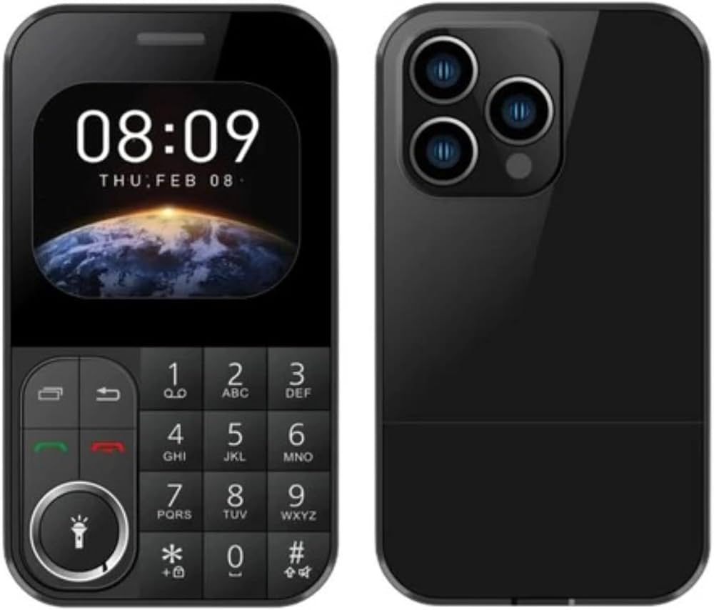 Dual SIM Mini 2G Keypad Phone – 790mAh Battery