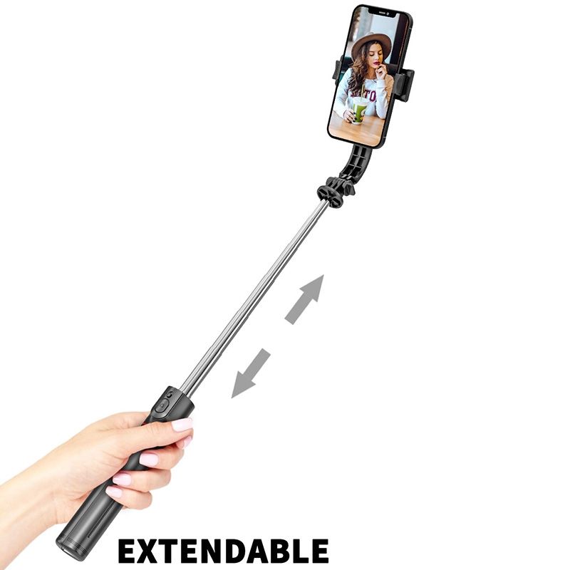 Extendable 1.13m selfie stick tripod