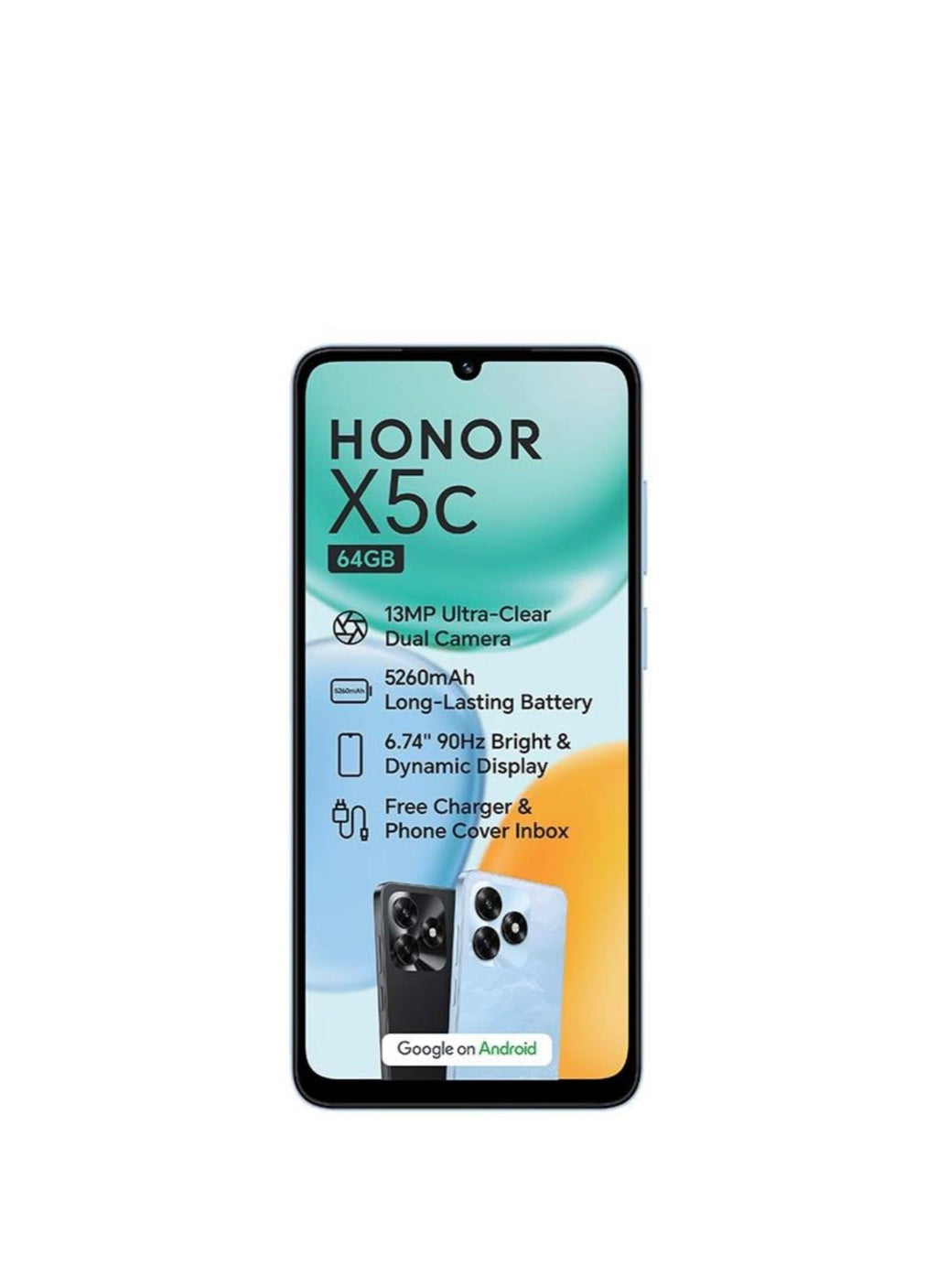 HONOR X5C 64GB LTE Dual Sim - Ocean Cyan