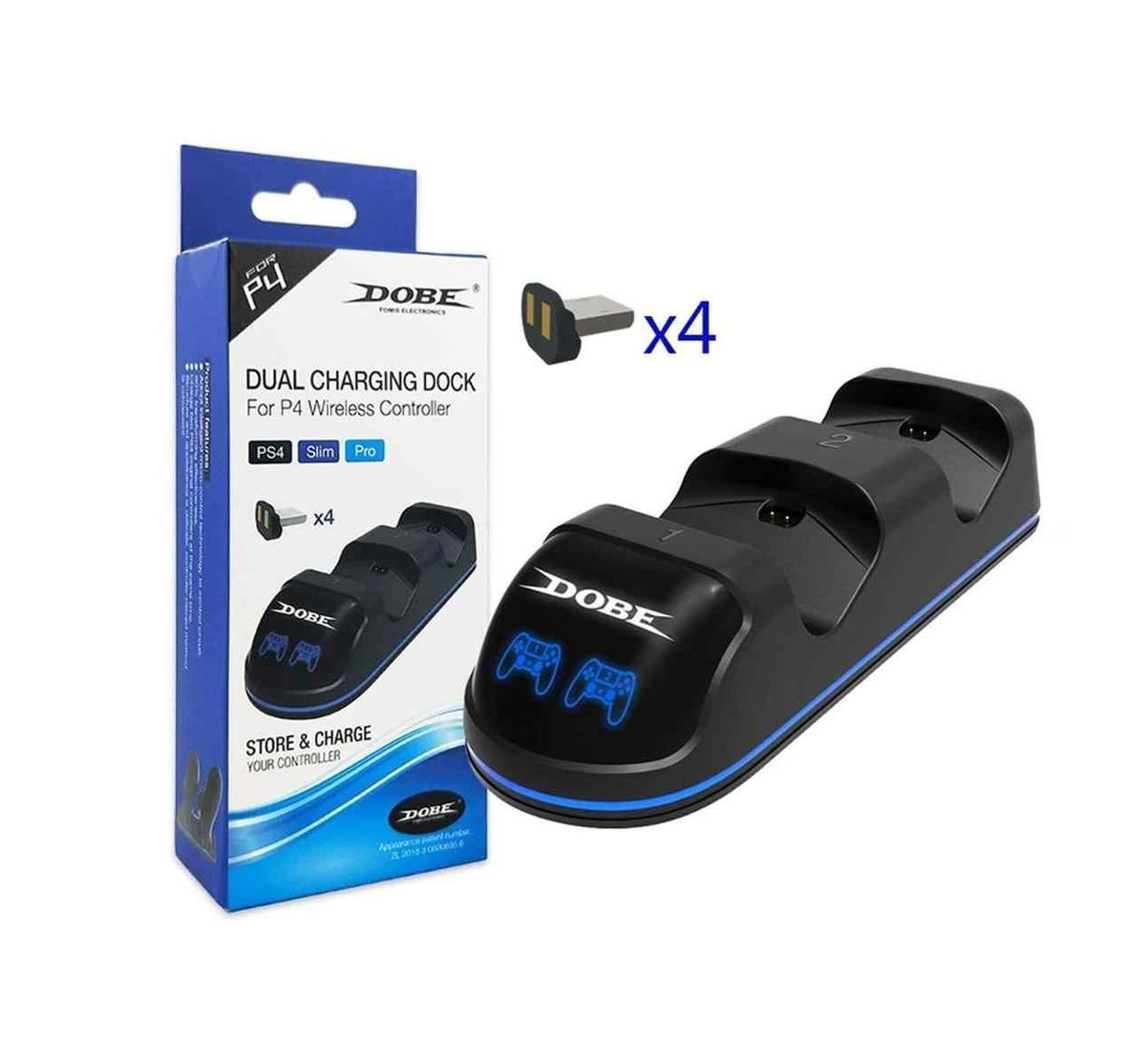 DOBE PS4 Dual Controller Charging Dock