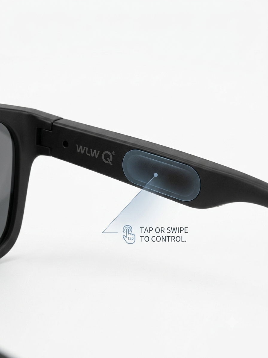 Smart Wireless Audio Glasses – Bluetooth 5.3 Touch Control Eyewear