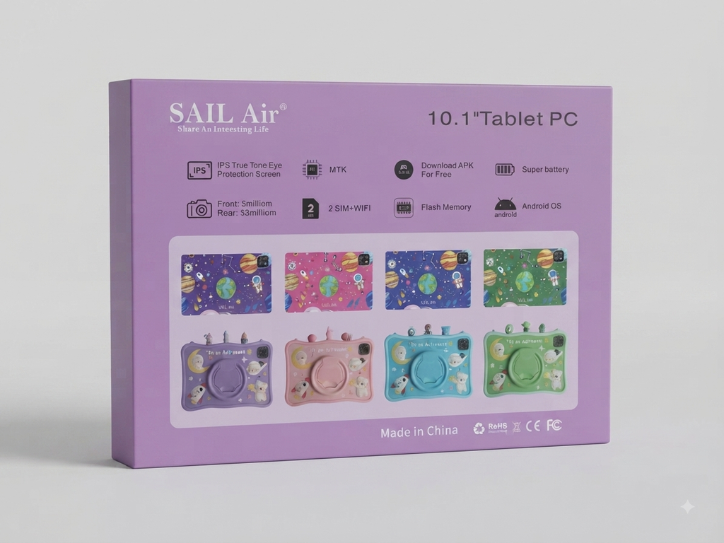 SAIL Air S109 10.1" Kids Tablet – Dual SIM, WiFi & IPS Screen
