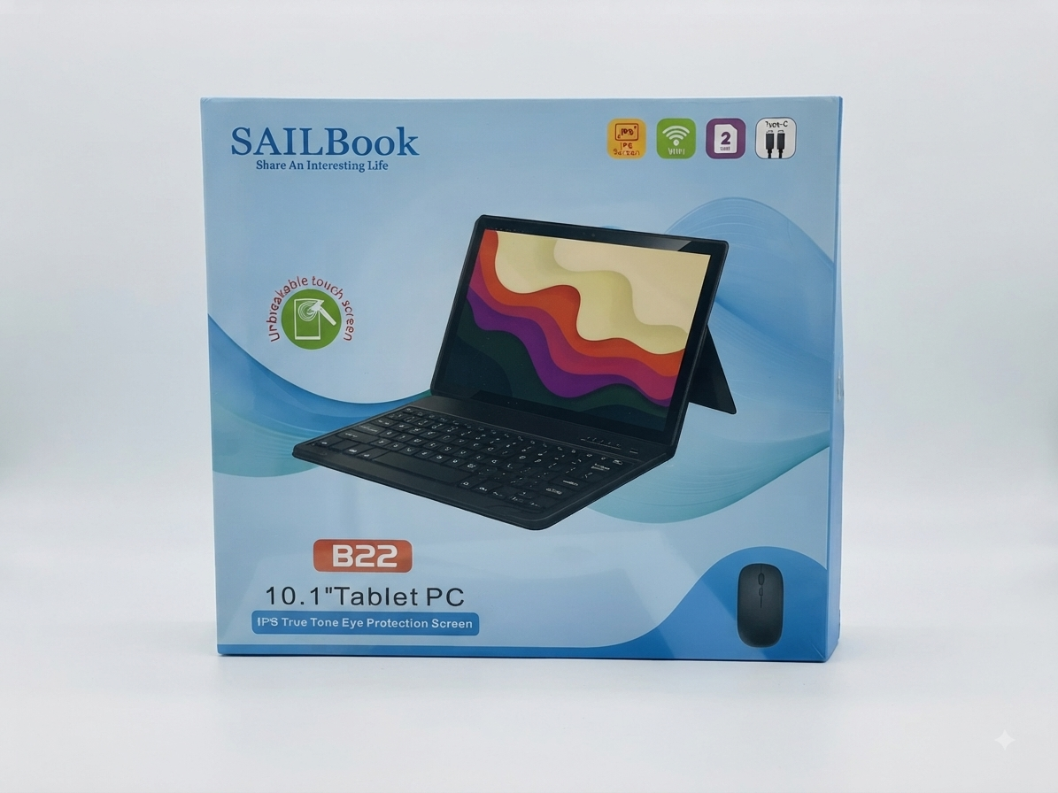 SAILBook B10 10.1" Android 13 Tablet – Dual SIM & WiFi