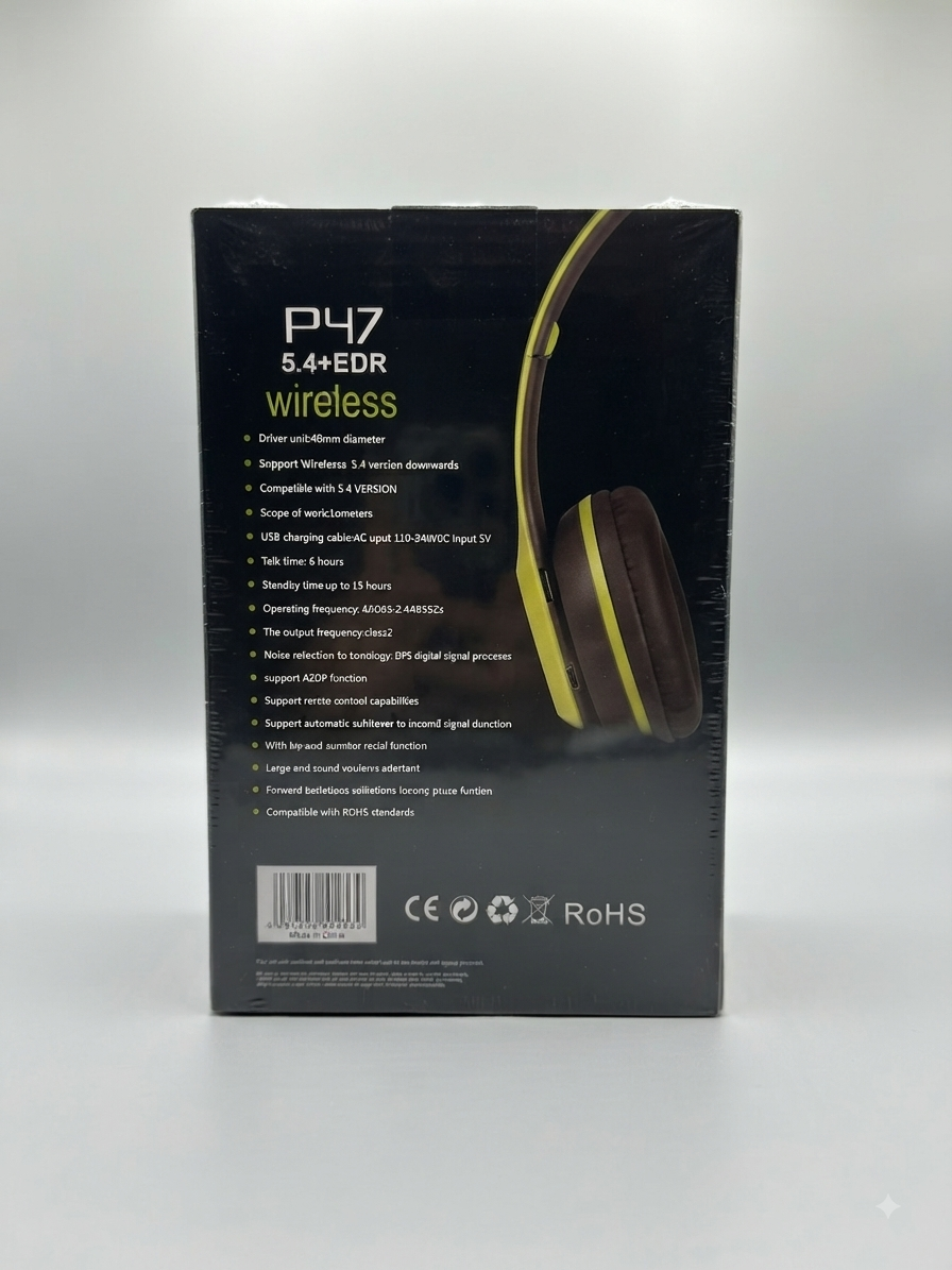 P47 5.4+EDR Wireless Bluetooth Headphones