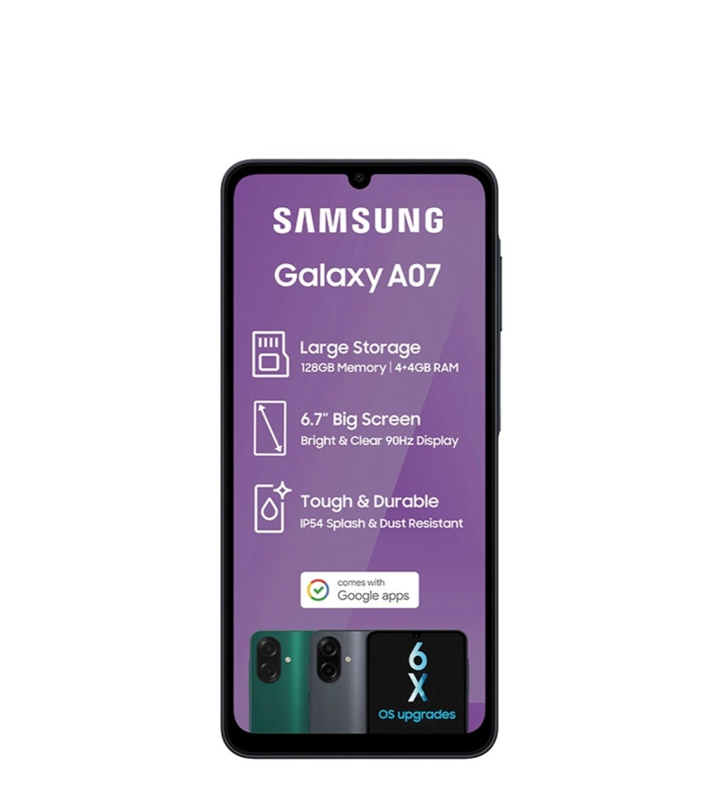 Samsung Galaxy A07 128GB LTE Dual Sim - Black