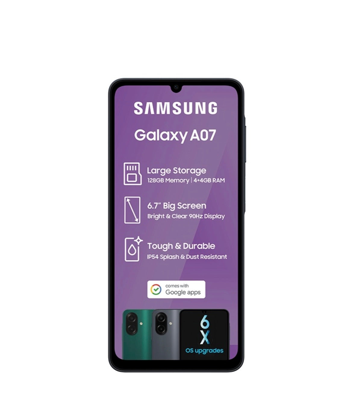 Samsung Galaxy A07 128GB LTE Dual Sim - Black