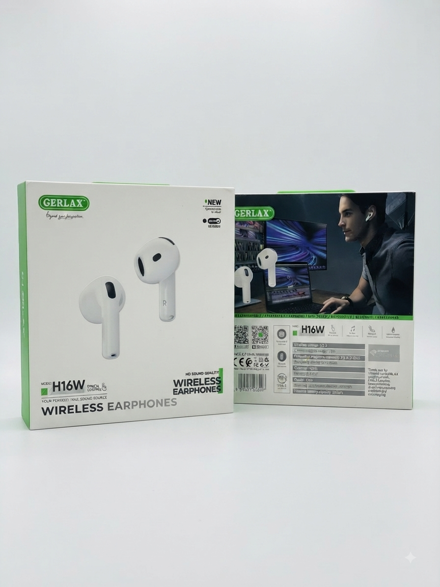 GERLAX H16W Wireless Earphones – Bluetooth 5.3