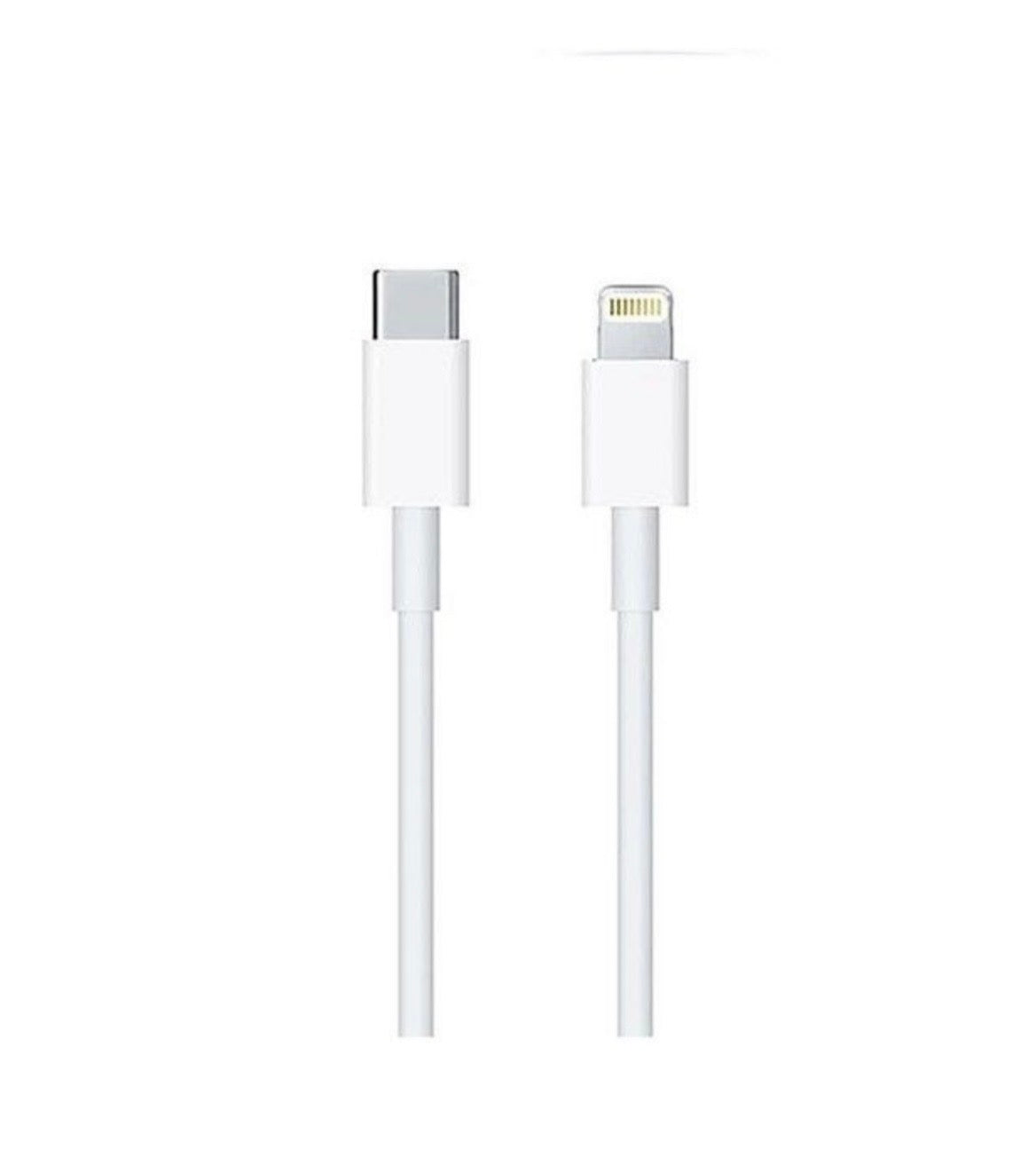 Type C to Lightning (iphone) fast charging and data transfer Cable - White