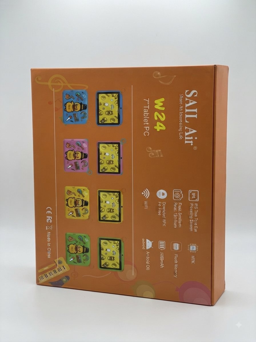 SAIL Air W24 7" Kids Tablet – 5000mAh WiFi