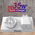 Fast Charging Cable For USB Type C to Type C Data Line Phone Charger 35W
