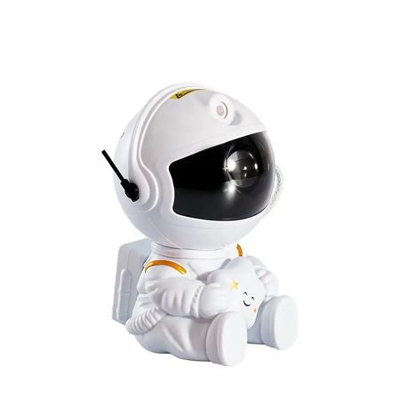 Astronaut Rotatable Mini Nebula Projector Night Light - White