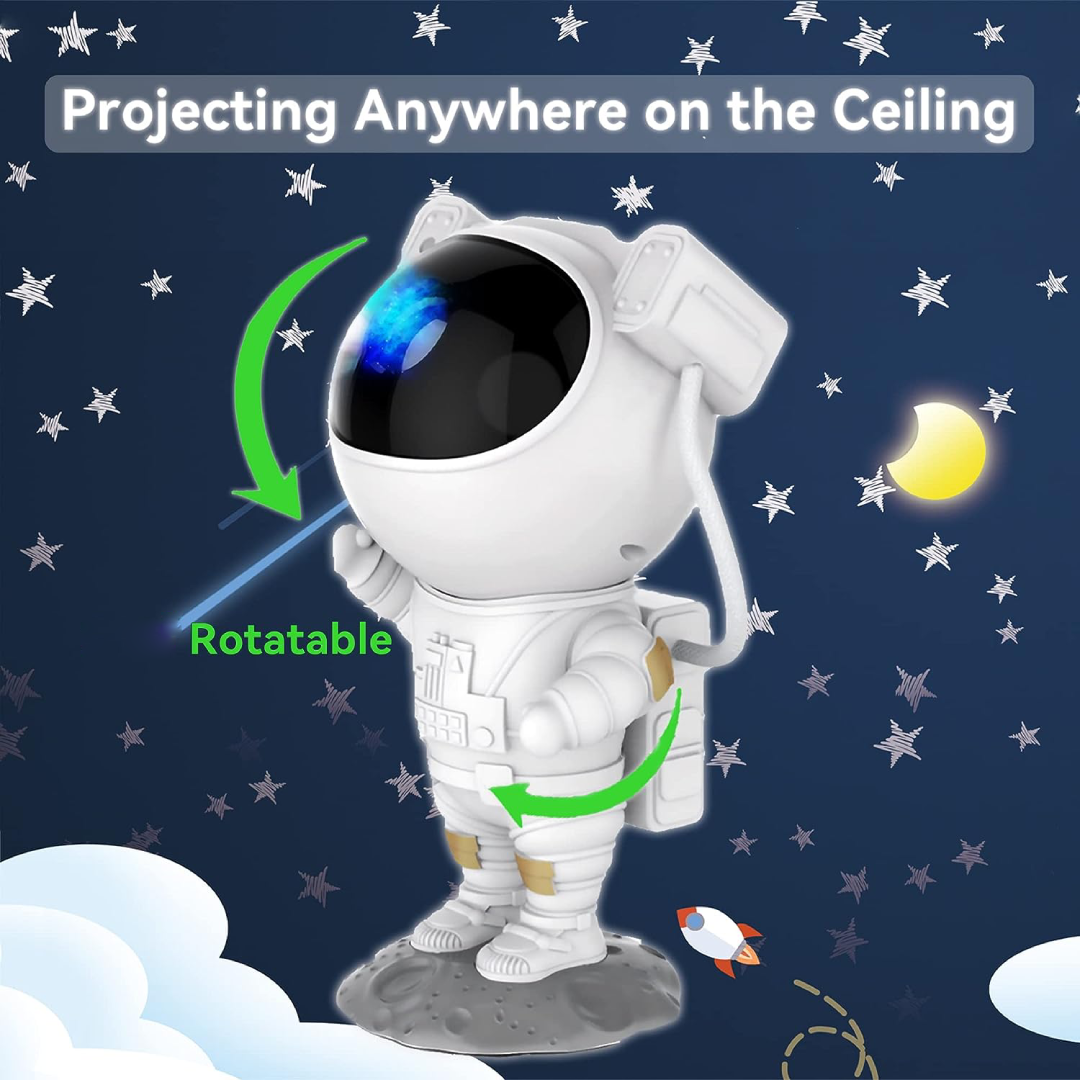 Astronaut Space Buddy Star Projector With Remote & Stable Base