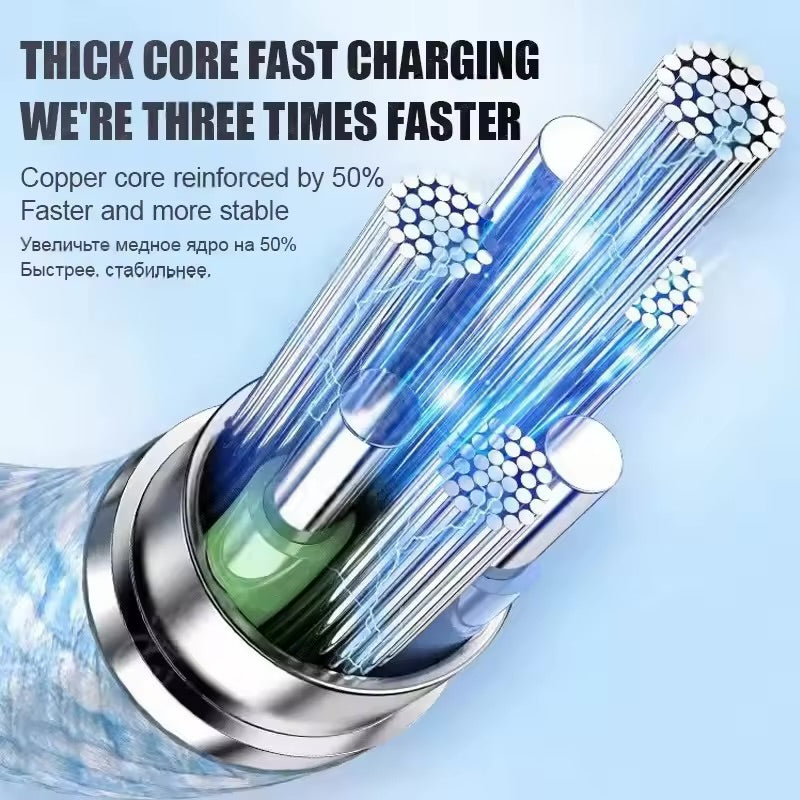 Fast Charging Cable For USB Type C to Type C Data Line Phone Charger 35W