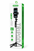 GERLAX GT-204 180cm mobile phone tripod with Bluetooth remote on white background