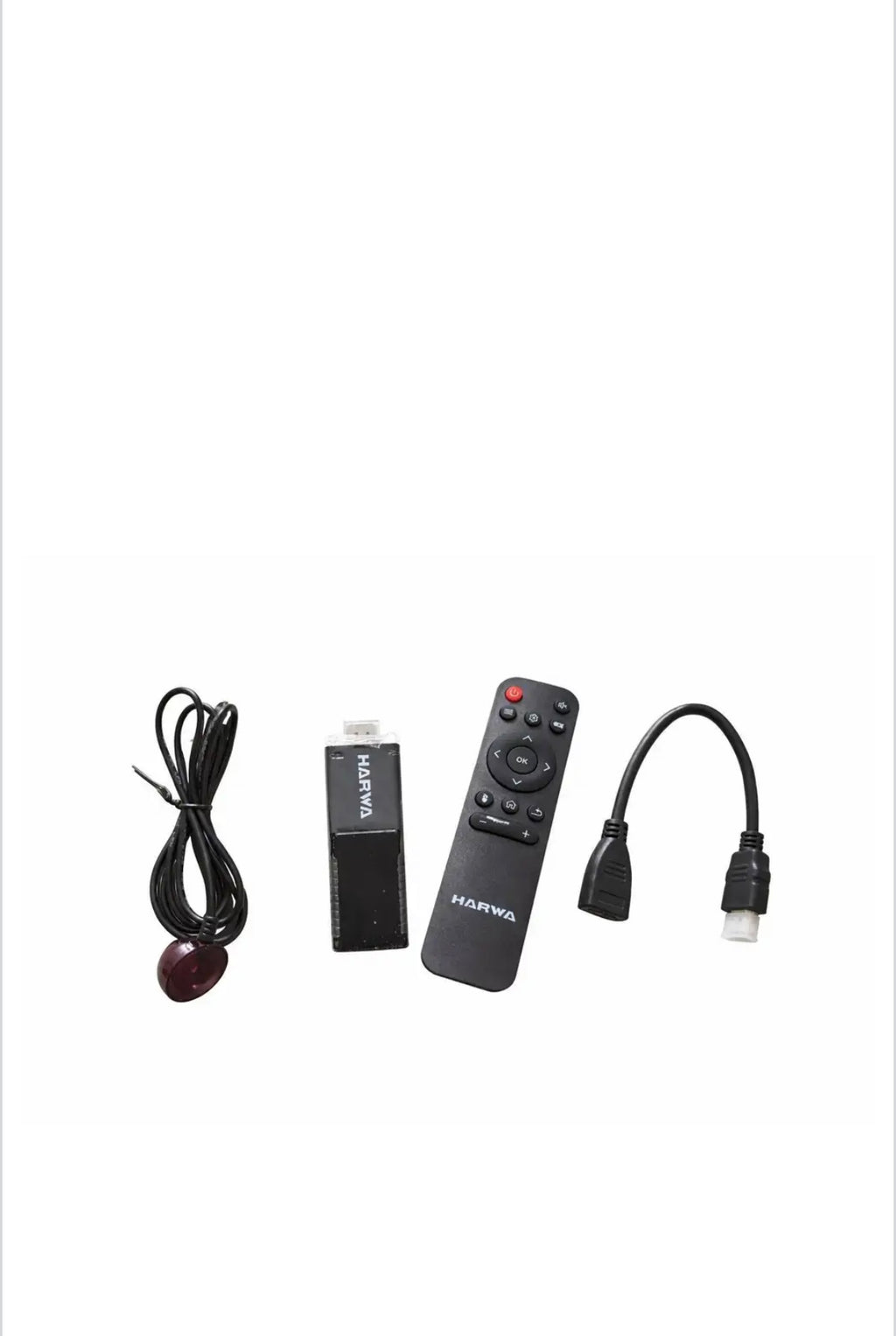 HARWA Android TV Stick package contents